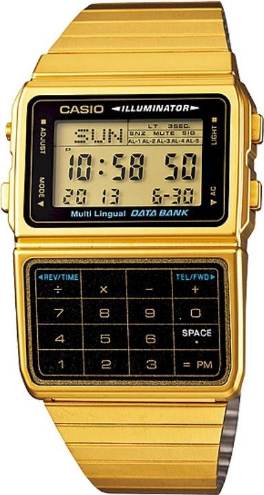 Casio Calculatrice De Base De Données Or (Montre numérique)