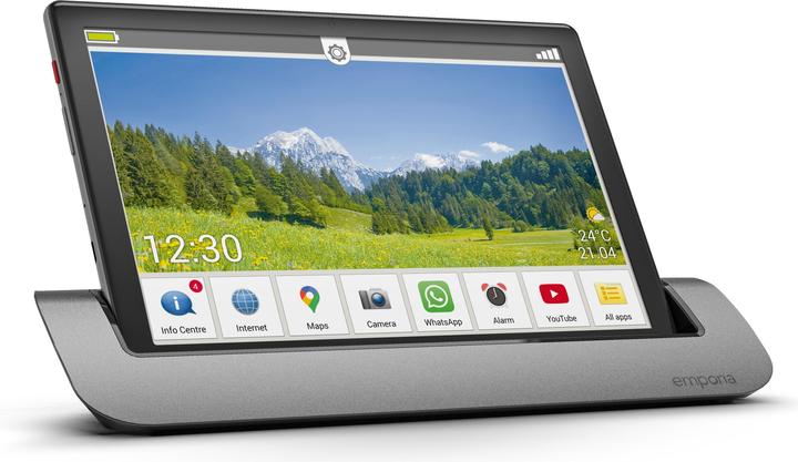 Produktbild Emporia Tablet 10,1" WI-FI+ -tabletti, musta (10.10", 32 GB, Schwarz)