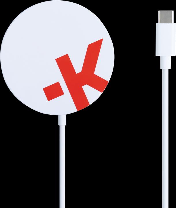 Actual product image Skross Wireless Charger Magsafe, white, induction charging standard (10 W)