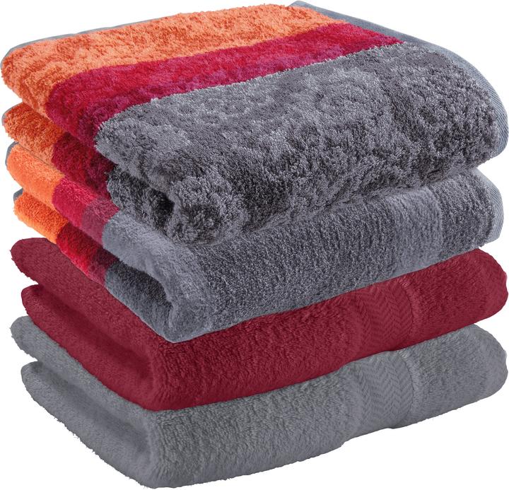 Bordeaux, Orange, Gris