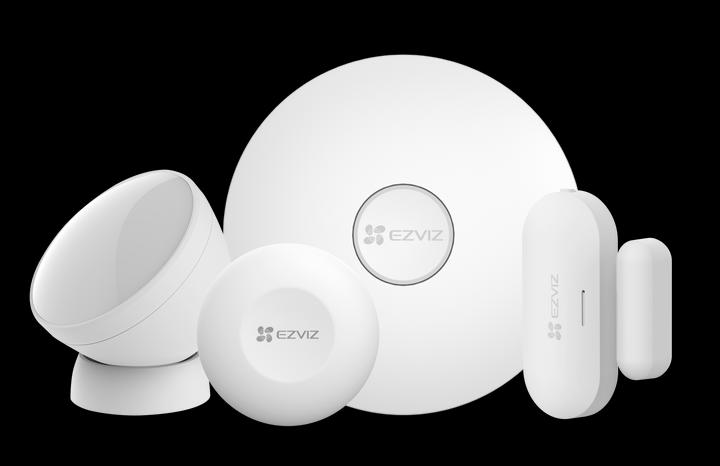 Image du produit EZVIZ Kit Alarme 4 pdts - Matière compatible