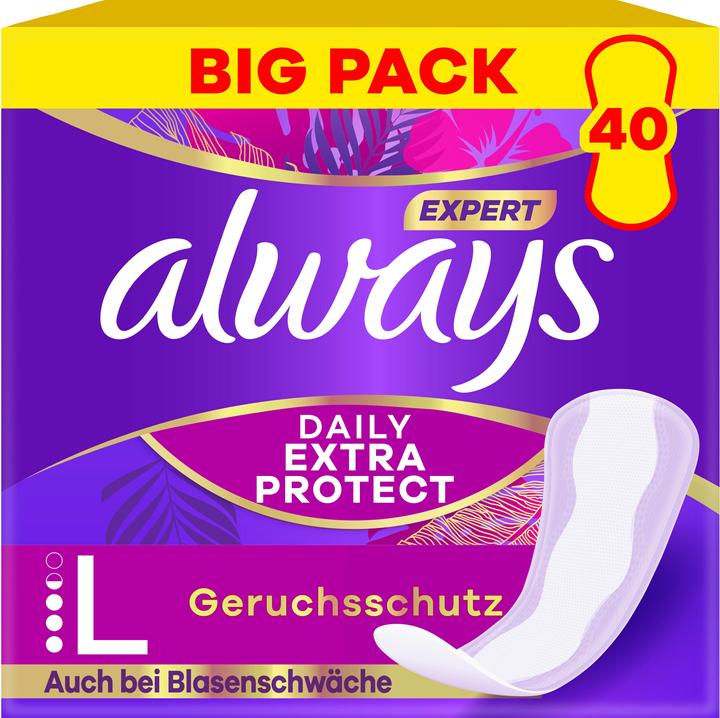 Produktbild Always Expert Daily Extra Protect (40 x, Slipeinlagen)