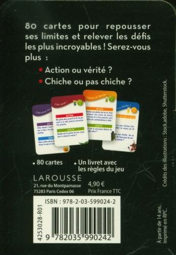 Immagine prodotto Gli apéro-cartes actions ou vérités ou chiche (Francese, Collettività, 2020)