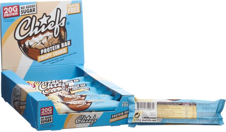 Immagine prodotto Chiefs Protein Bar (Biscotto, 12 pz., 660 g)