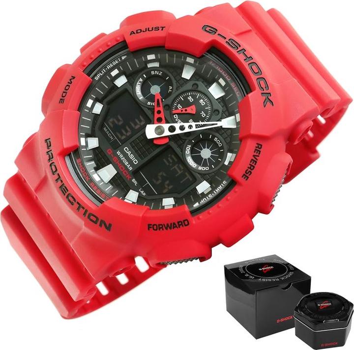 Produktbild Casio Ga-100b-4aer (Digitaluhr, Analoguhr, Chronograph, 51 mm)