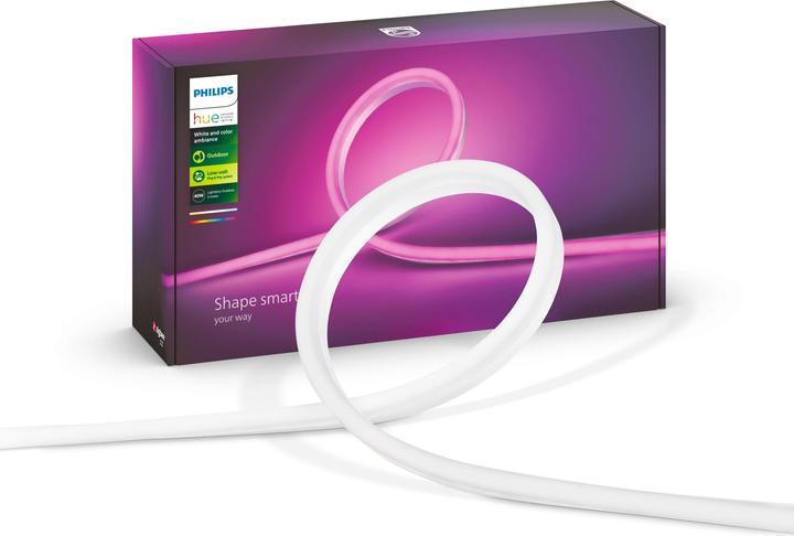 Produktbild Philips Hue Outdoor Lightstrip 5m DE-Stecker (Mehrfarbig, 500 cm, Outdoor)