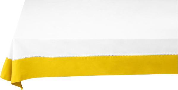 Produktbild PIP Studio Chique Tischdecke weiss/gelb 150x190cm (150 x 190 cm)