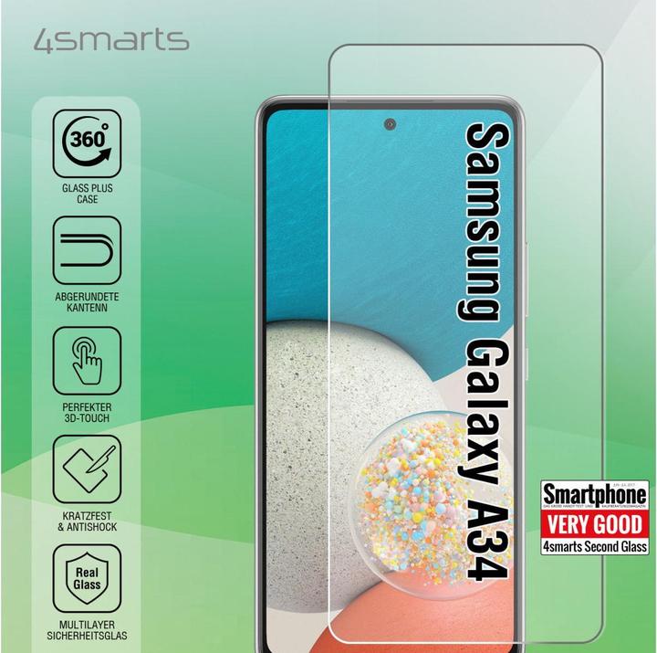 Image du produit 4smarts Second Glass X-Pro (1 pièce(s), Samsung Galaxy A34 5G)