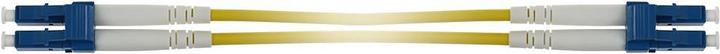 Immagine prodotto 0,5 metri di cavo patch in fibra armata monomodale 9/125 OS2 duplex con connettori LC (CAT6, 0.50 m)