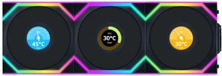 Lian-Li UNI FAN SL Wireless LCD fan, ARGB, PWM, 3-pack incl. controller - reverse blade, 120 mm (120 mm, 3 x)