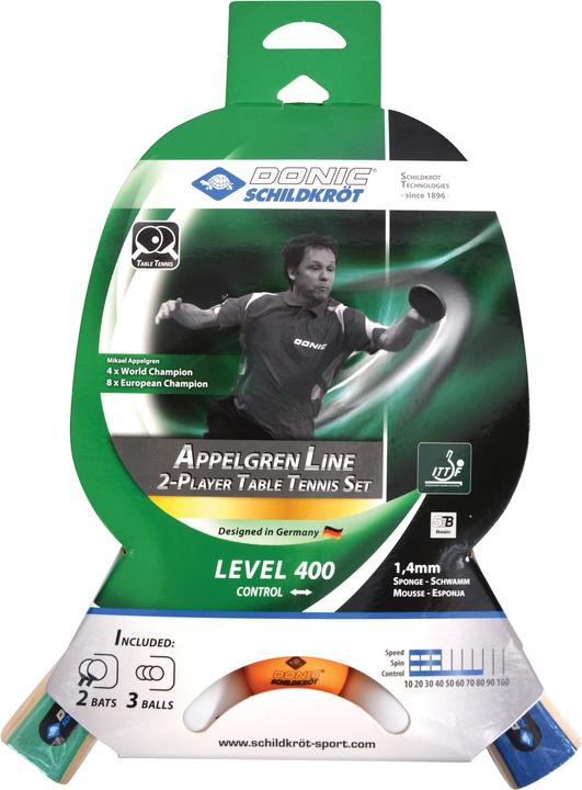 Produktbild Donic Schildkröt Tischtennis Set Appelgren 400