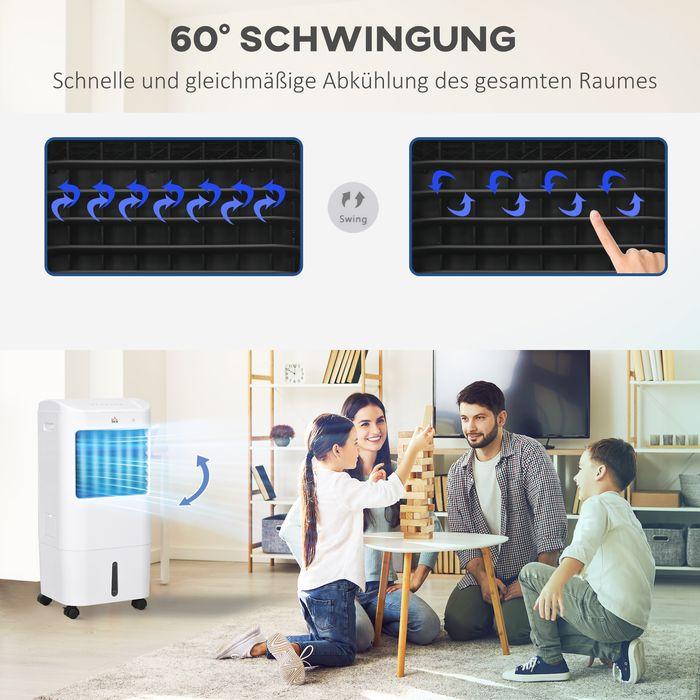 Image du produit Swisshandel24 Climatiseur mobile 3 en 1 (20 m²)