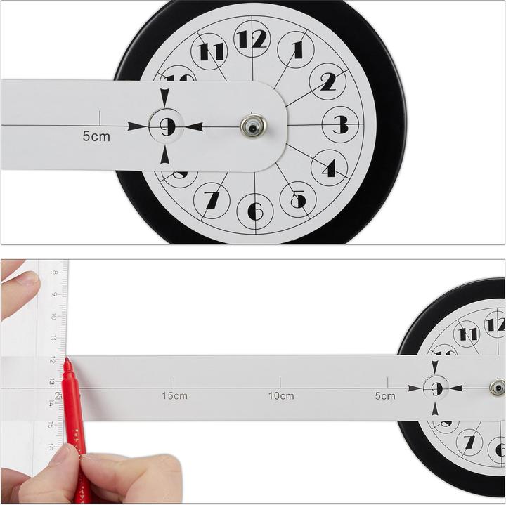 Productafbeelding Relaxdays Wanduhr (10 cm)