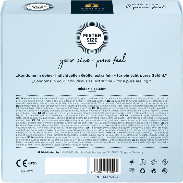 Actual product image Mister Size 53 (10 pcs.)
