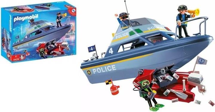 Produktbild Playmobil Polizeiboot mit Motor (71394, Playmobil City Action)