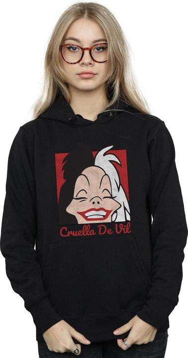 Produktbild Disney Cruella De Vil Cropped Head Kapuzenpullover (S)