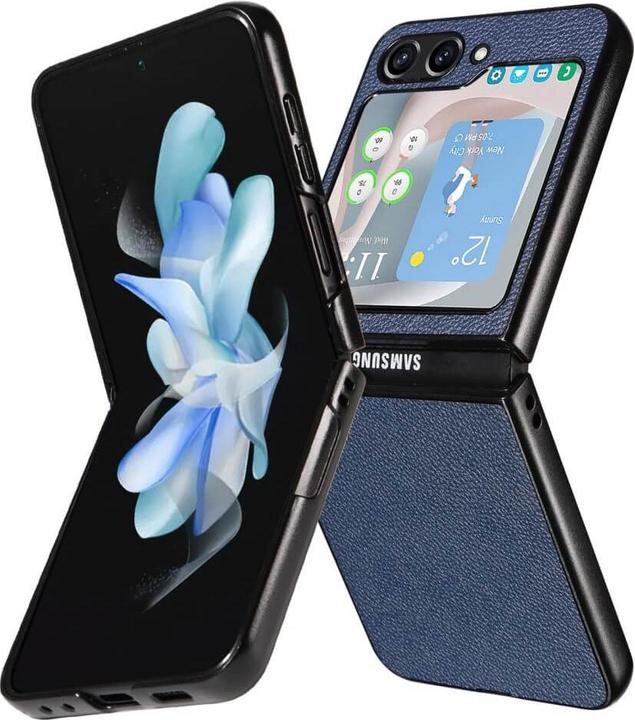 Image du produit Cover-Discount Galaxy Z Flip5 - Housse hybride bleu foncé (Samsung Galaxy Z Flip5)