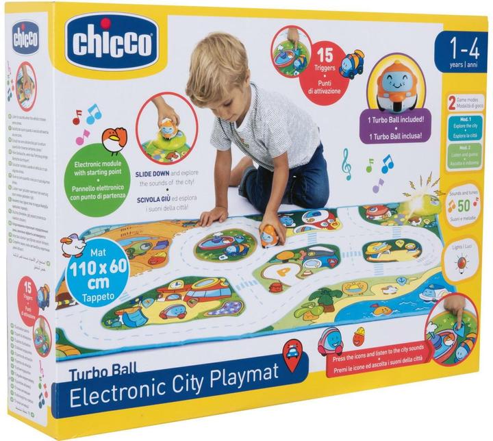 Immagine prodotto Chicco Turbo Ball - Playmat Elettronico City (110 x 60 x 110 cm)