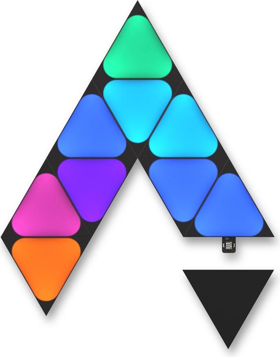 Immagine prodotto Nanoleaf Forme mini Triangoli neri exp. Confezione da 10 pezzi (7 lm)