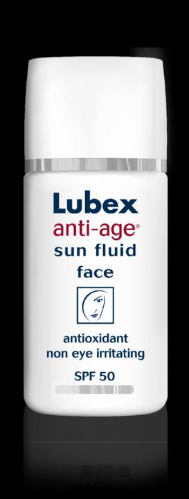 Produktbild Lubex anti-age Sun Fluif FACE UVA + B LSF 50+ (Sonnencreme Gesicht, SPF 50, 30 ml, 50 g)