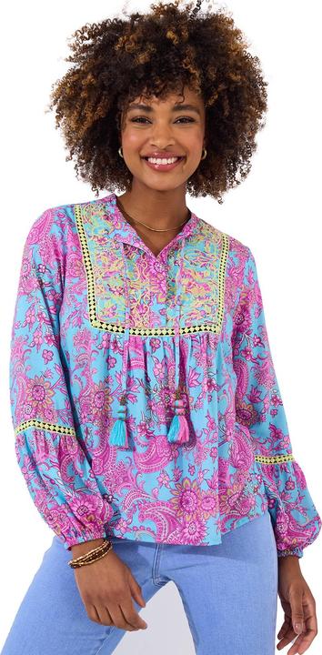 Immagine prodotto Joe Browns Embroidered Floral Tassel Top (42)