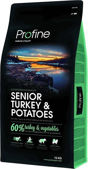 Actual product image Profine Dog Senior with turkey and potatoes 15kg (Senior, 15000 g)