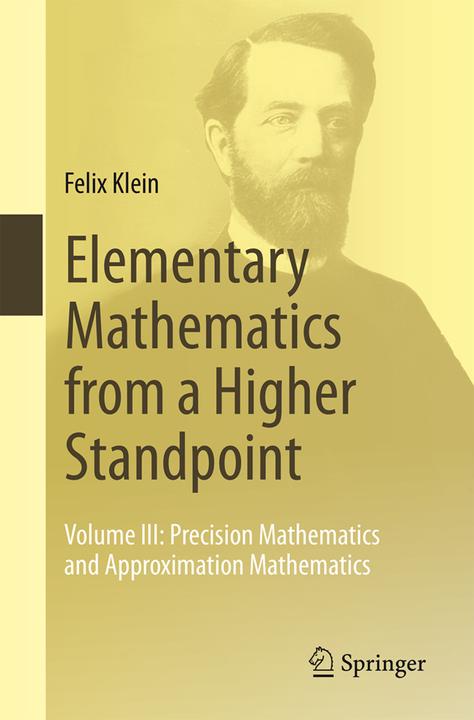 Immagine prodotto Elementary Mathematics from a Higher Standpoint (Inglese, Felix Klein, 2016)