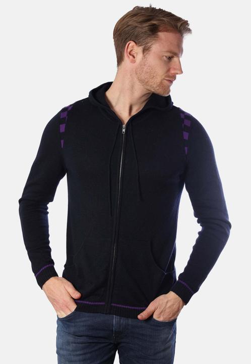 Actual product image Bellemere Tracksuit Jacket Men's Merino and Cotton Checker Print Tracksuit (XL)