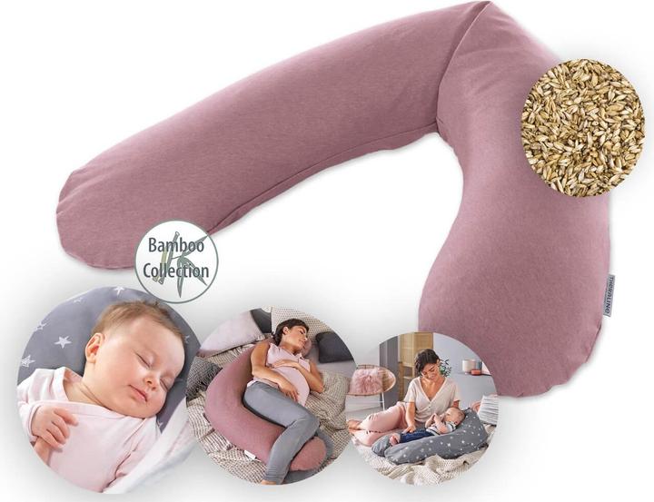 Image du produit Theraline Coussin d'allaitement "Das Original" avec rembourrage en épeautre, housse incluse 190 cm