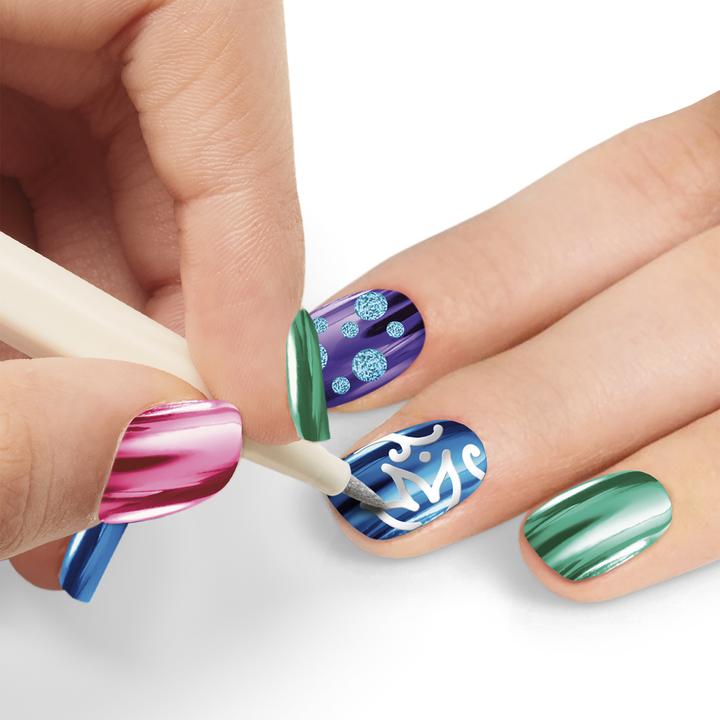 Actual product image Jazwares Shimmer 'n Sparkle Metallic Rainbow Nail Art