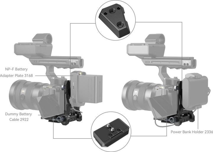 Produktbild SmallRig Compact V-Mount Battery Mounting System (Diverses Video Zubehör)