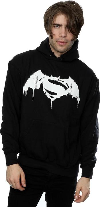Actual product image Mens Batman v Superman Beaten Logo Hoodie (XL)