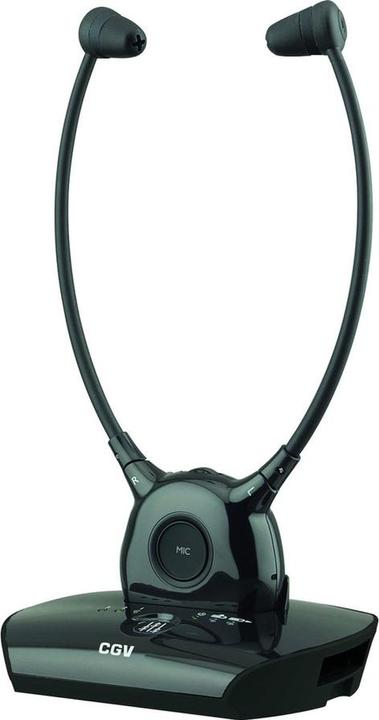 Actual product image CGV Hel-Dolfin Premium L Casque Sans Fil Senior En Prise Optique (8 h, Cable, Wireless)