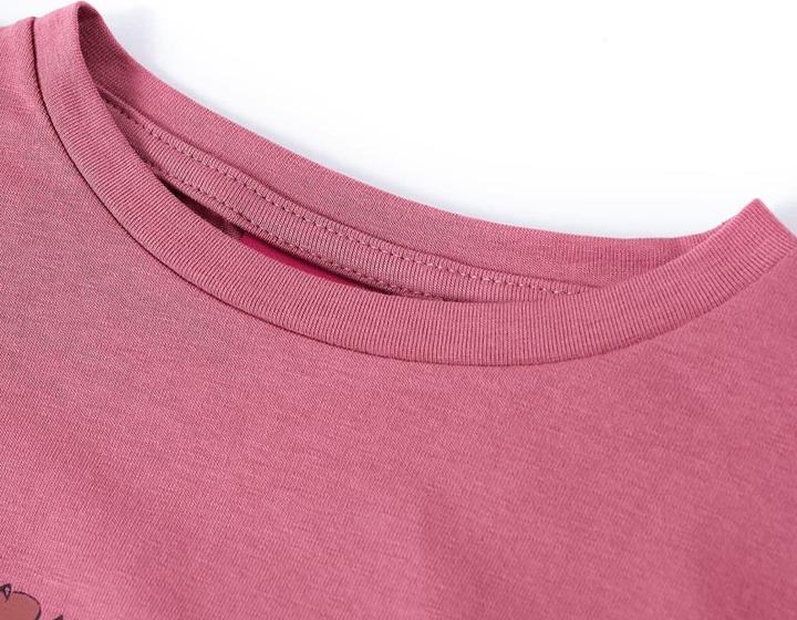 Image du produit VidaXL Tee-shirt manches longues enfant rose framboise 104,Matériau : 95 (104)