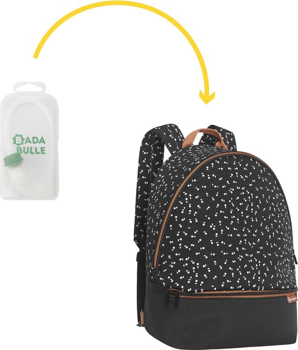 Image du produit Badabulle Tétine nasale avec embout vert olive/blanc