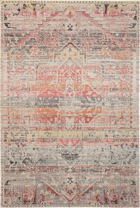 Produktbild Pergamon Kurzflor Designer Teppich Modern Vintage Orient Muster (140 x 200 cm)