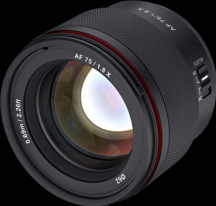 Actual product image Samyang AF 75mm f/1.8 FE, Sony E (Sony E, full size)