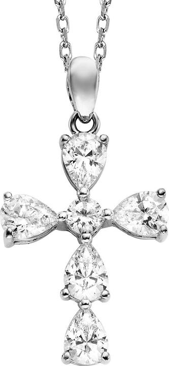 Produktbild Julie Julsen Halskette Kreuz (Silber 925)