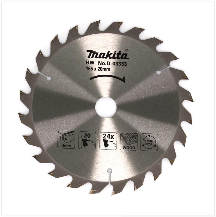 Makita CIRCULAR SAW BLADE 165X20MM 24T