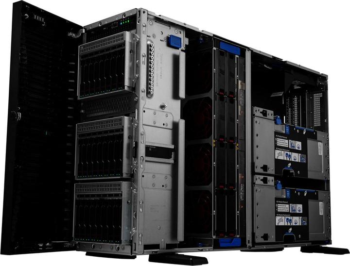 Produktbild HPE ProLiant ML350 Gen11 Tower Xeon-S 4510 12-Core 2.4GHz 2x32GB-R 8xSFF Hot Plug 2x960GB SSD MR408i (Intel Xeon Silver 4510, 64 GB, Tower Server)