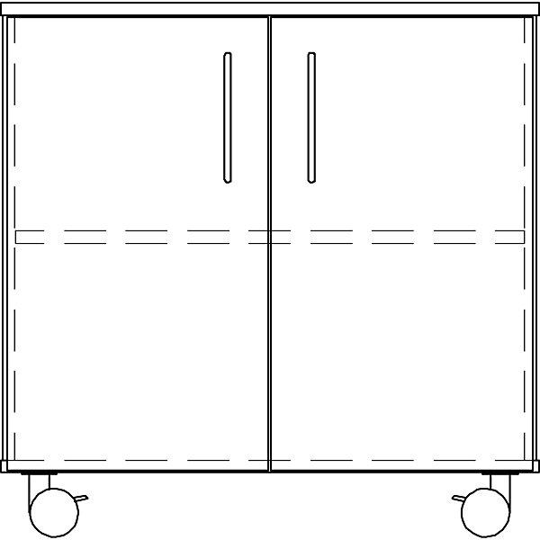 Produktbild Caspar & CO. Labora Labor-Unterschrank, hoch (113.5 x 58 x 83 cm)