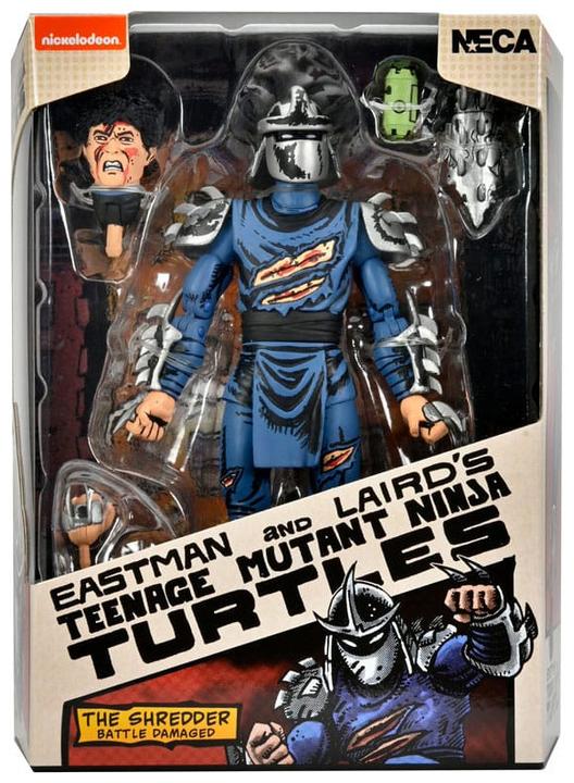 Actual product image Neca Teenage Mutant Ninja Turtles (Mirage Comics) Action Figure Battle Damaged Shredder 18 cm