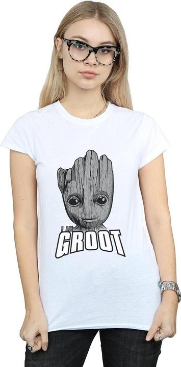 Immagine prodotto Guardians Of The Galaxy Groot Face Maglietta Donna (S)