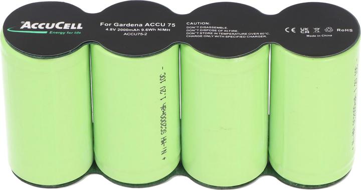 Produktbild AccuCell Akku Gardena ACCU 75, ACCU75 mit Lötfahnen