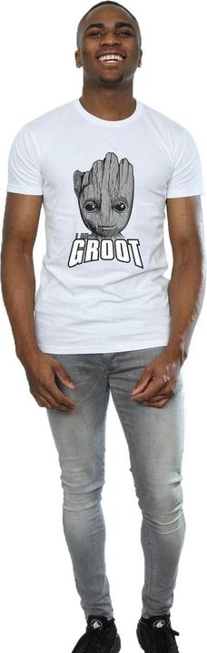 Immagine prodotto Guardians Of The Galaxy Groot Face Maglietta Uomo (L)