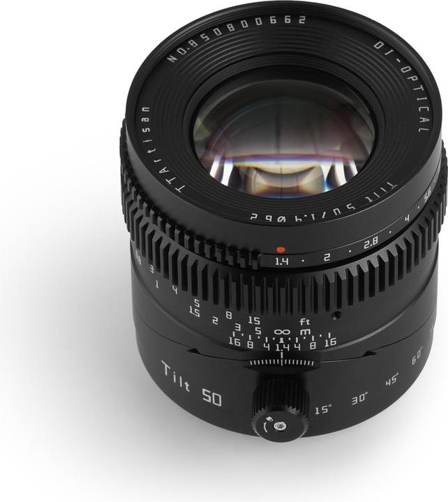 Actual product image TTArtisan Tilt 50mm F/1.4 Fujifilm X-Mount (Fujifilm X, full size)