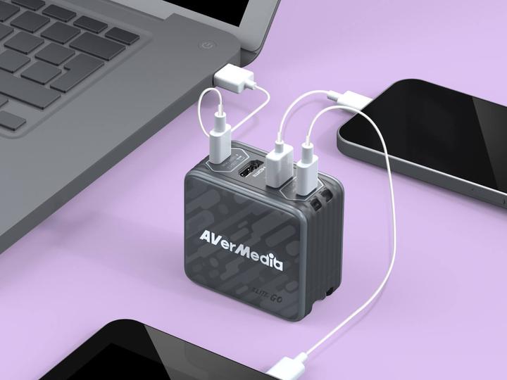 Image du produit AVerMedia Station d'accueil, EliteGO (GC313Pro) Black, 100W GaN, HD (Mac)