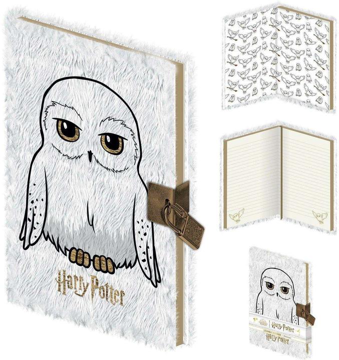 Productafbeelding Pyramid Harry Potter - Pluche Dagboek w. Slot - Hedwig (52235SR74004) (A5)