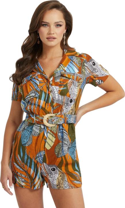 Produktbild Guess kleid damen gue cindy linen romper (S)