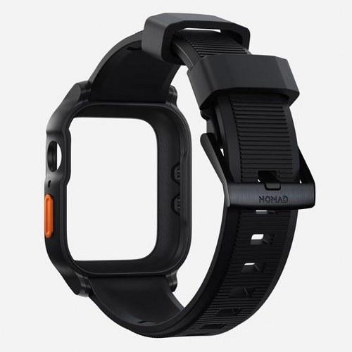 Produktbild Nomad Rugged Case -suojakotelo, Apple Watch 45 / 44 /, musta (FluoroKunststoff, Apple Watch Series 8)